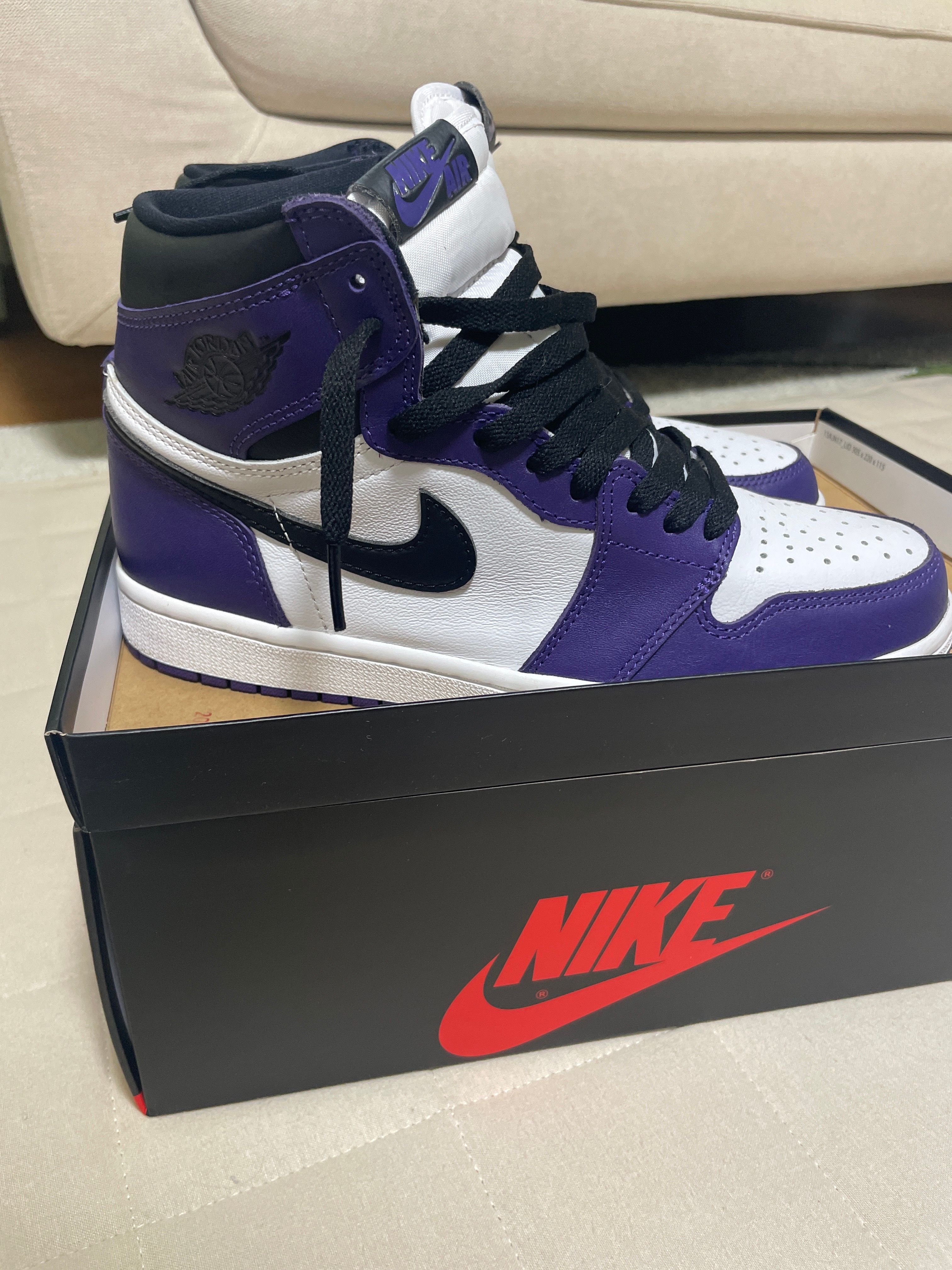Nike Air Jordan 1 Retro High OG "Court Purple White/Black" (2020)