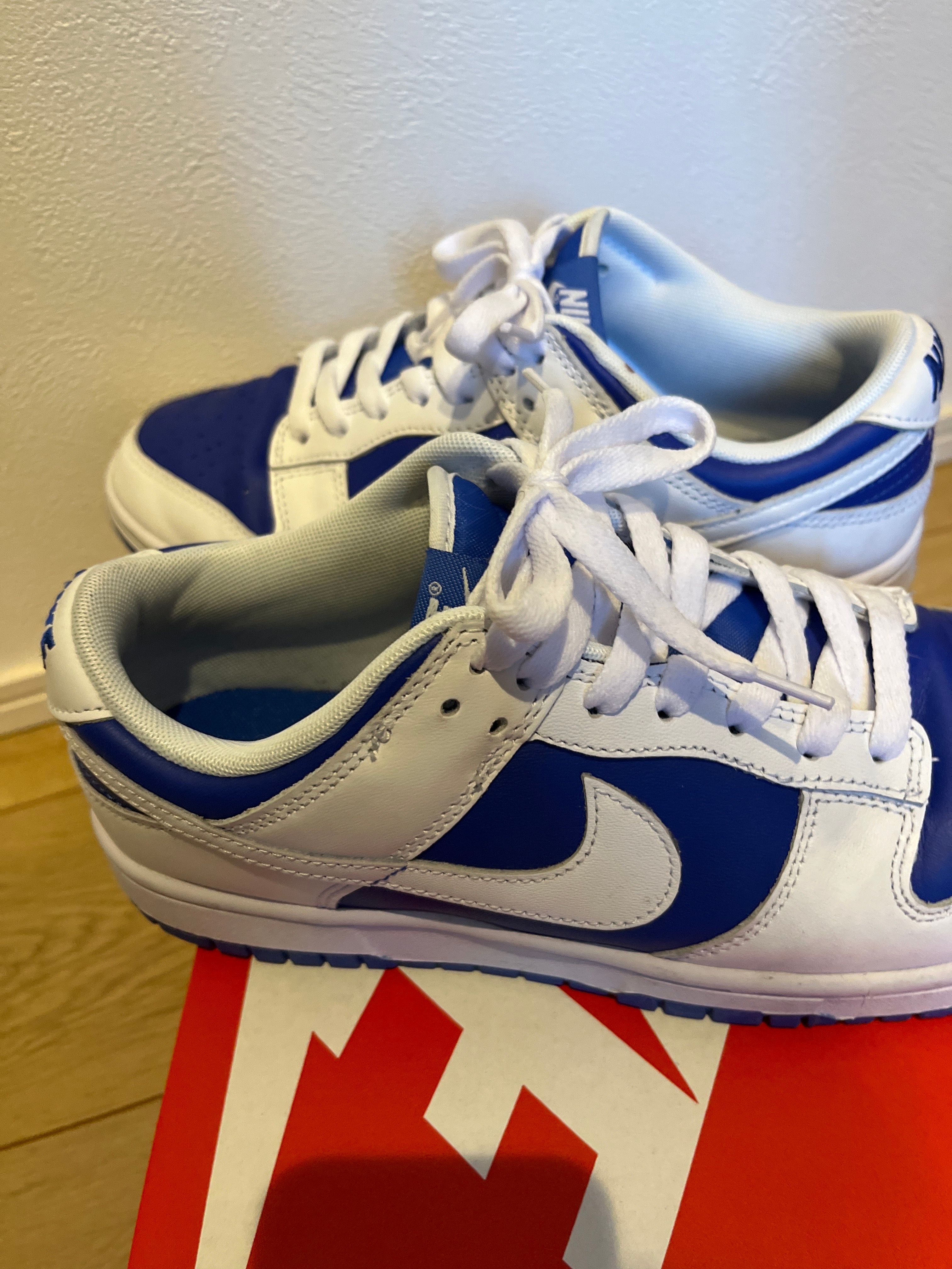 Nike Dunk Low Retro "Racer Blue and White"