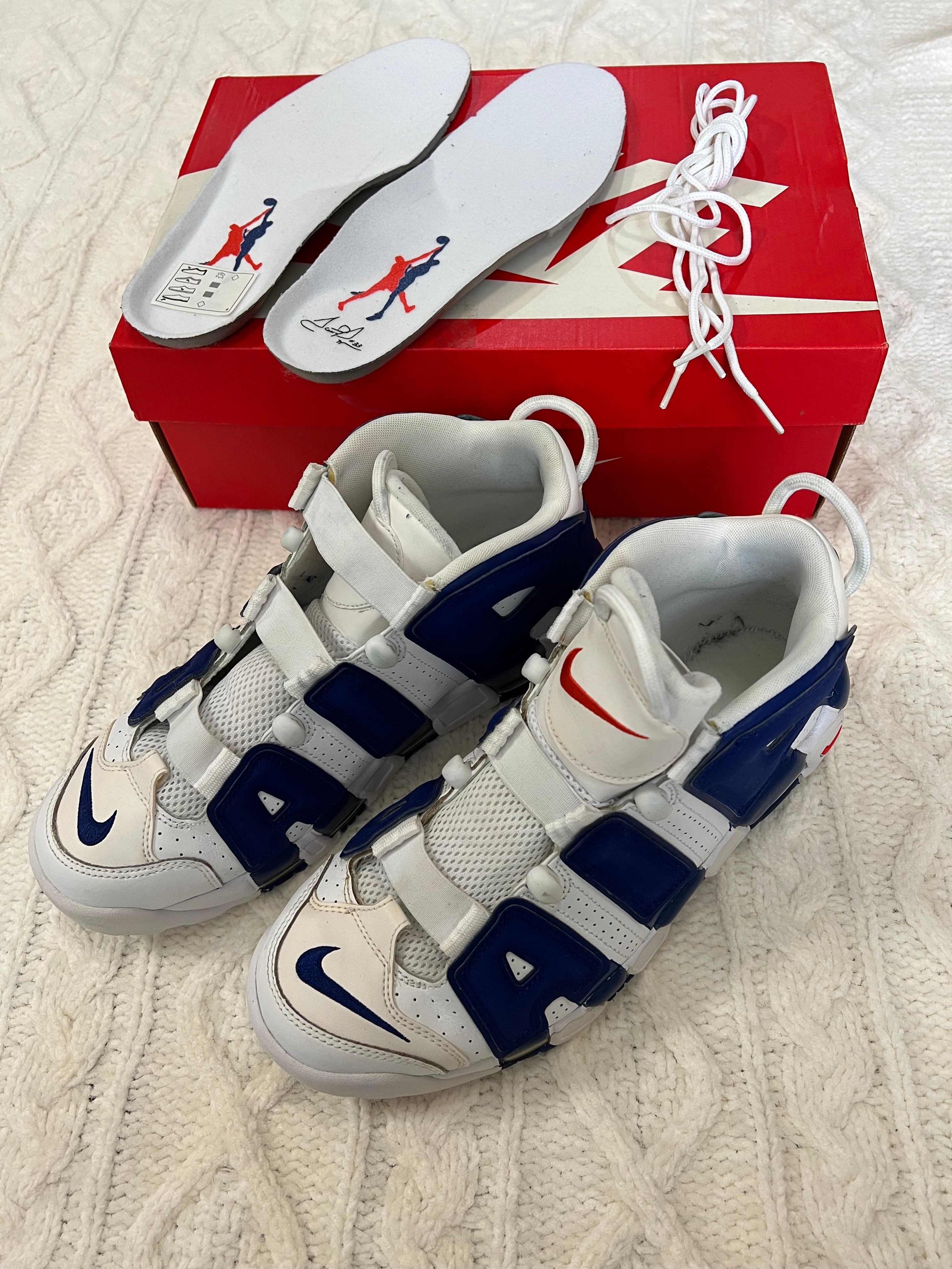 NIKE AIR MORE UPTEMPO 96 "WHITE/DEEP ROYAL BLUE"