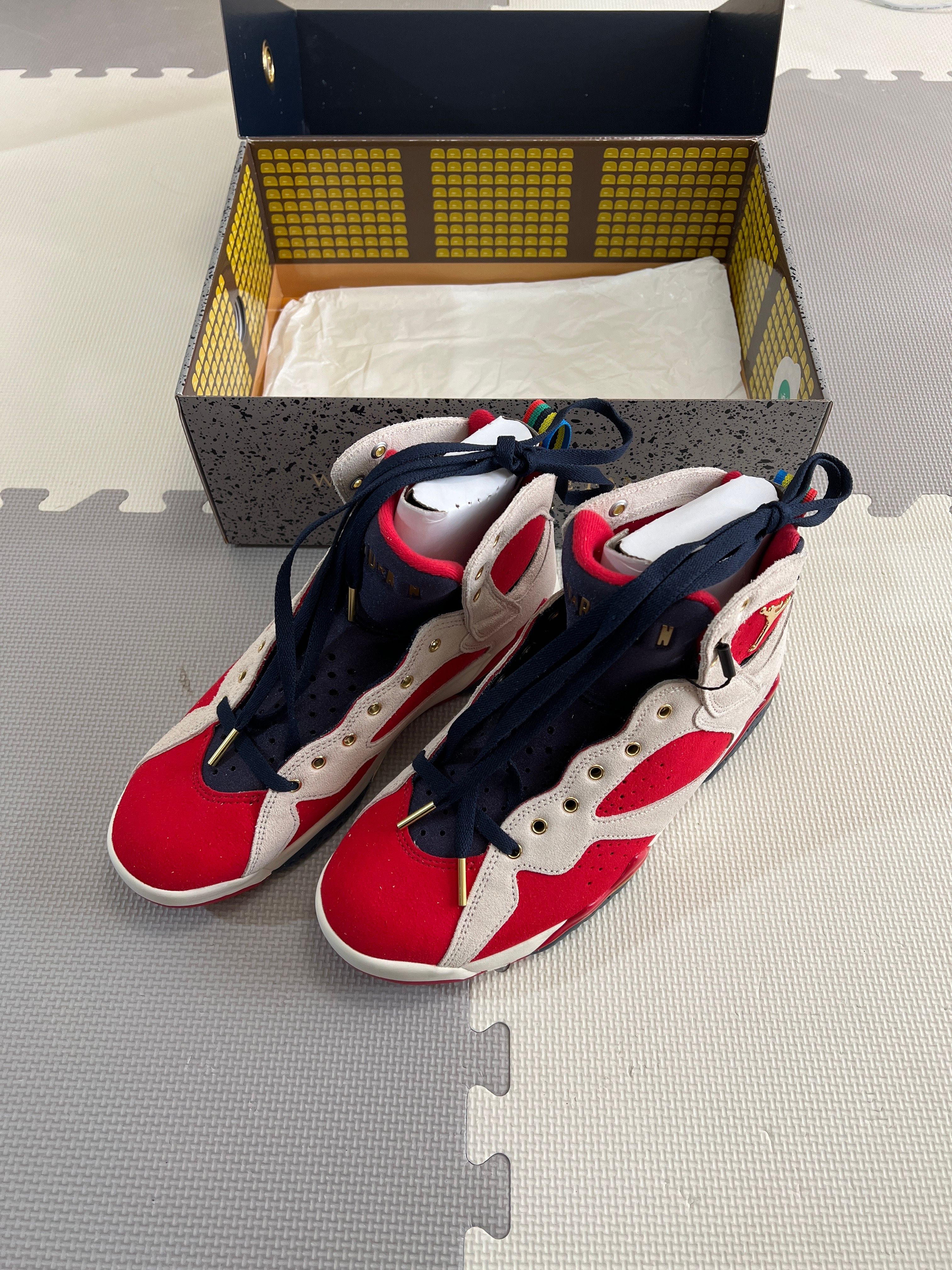 Trophy Room × Nike Air Jordan 7 "True Red and Obsidian"