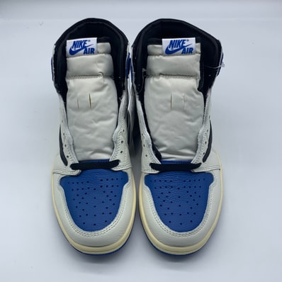 Travis Scott × fragment design × Nike Air Jordan 1 Retro High OG SP "Military Blue"