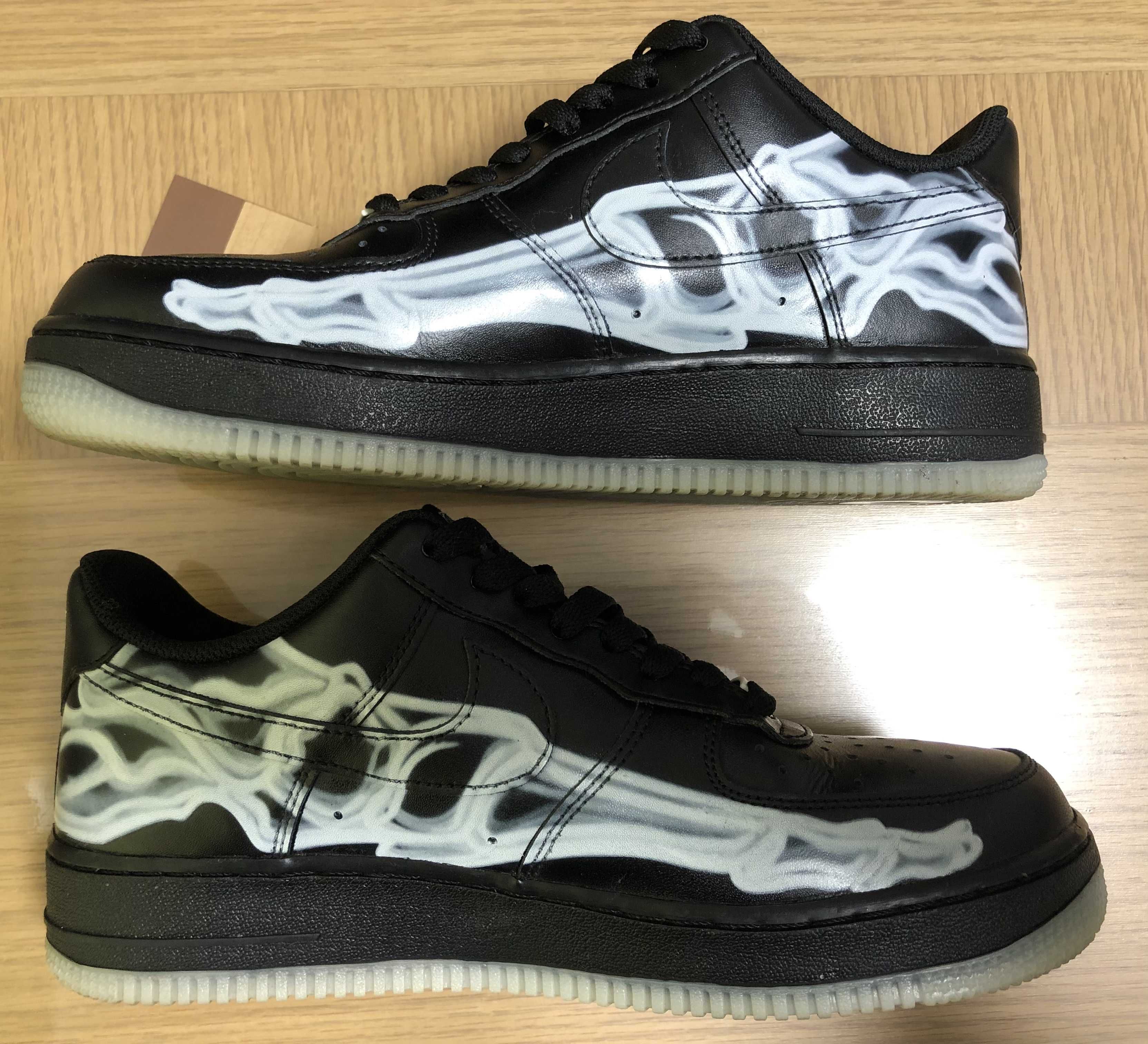 Nike Air Force 1 Low "Black Skeleton"