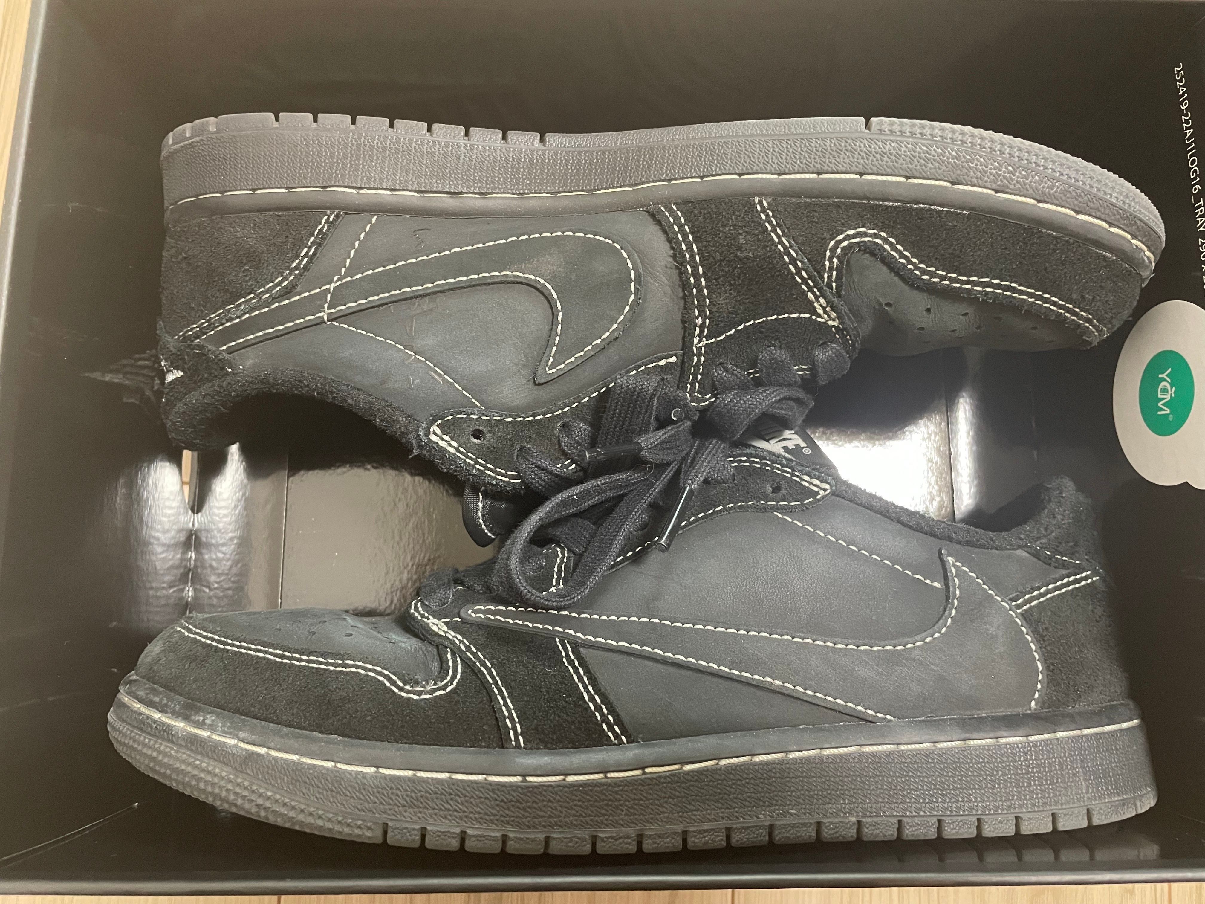 Travis Scott × Nike Air Jordan 1 Low OG SP "Black Phantom"
