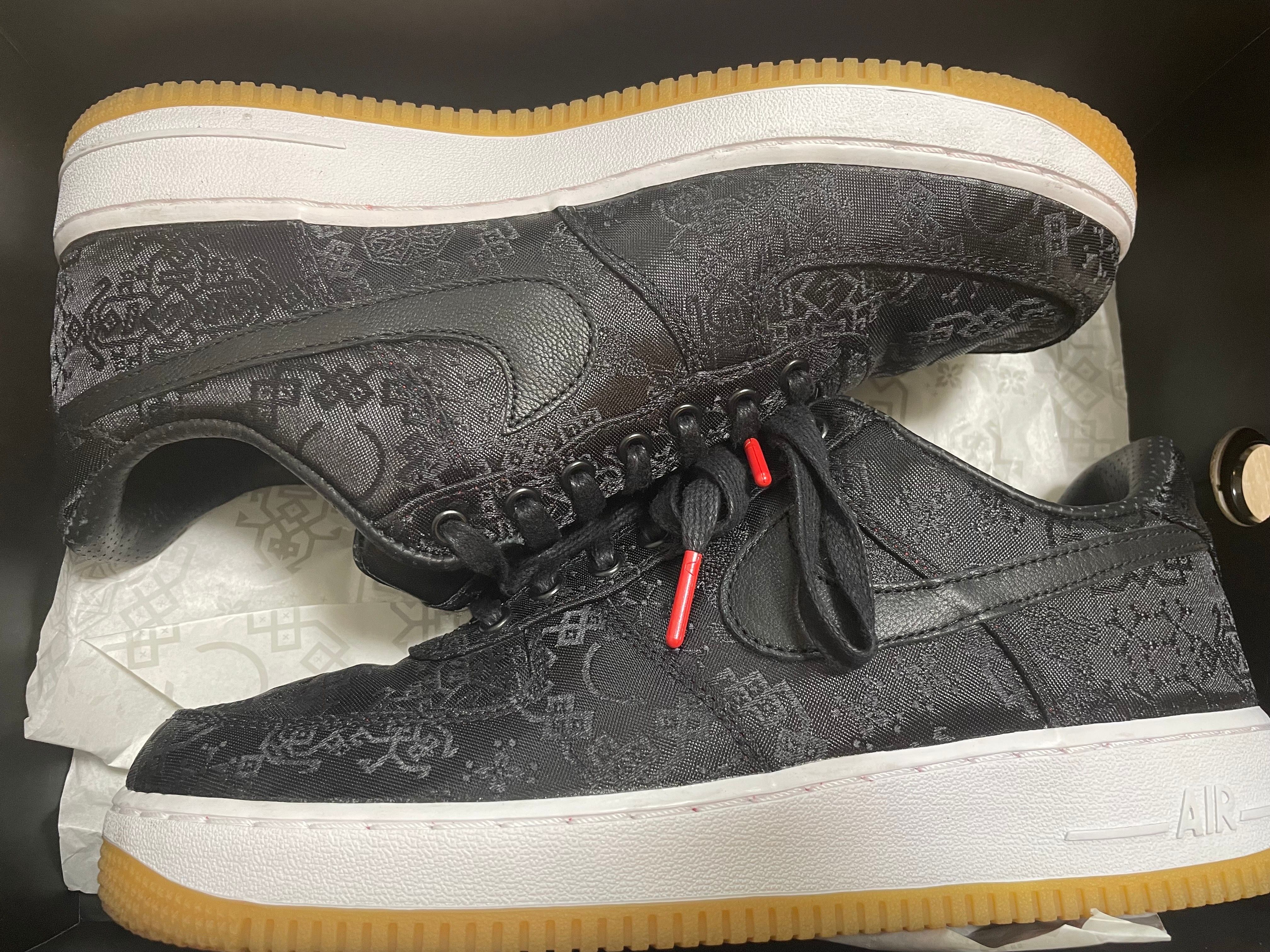 Fragment × CLOT × Nike Air Force 1 Low "Black"