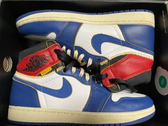 Union × Nike Air Jordan 1 Retro High OG NRG "Storm Blue/Varsity Red"