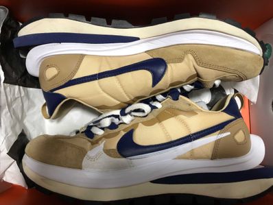 Sacai × Nike Vapor Waffle "Sesame And Blue Void"