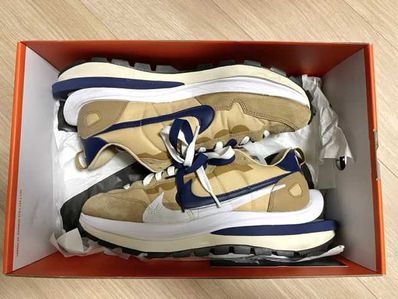 Sacai × Nike Vapor Waffle "Sesame And Blue Void"