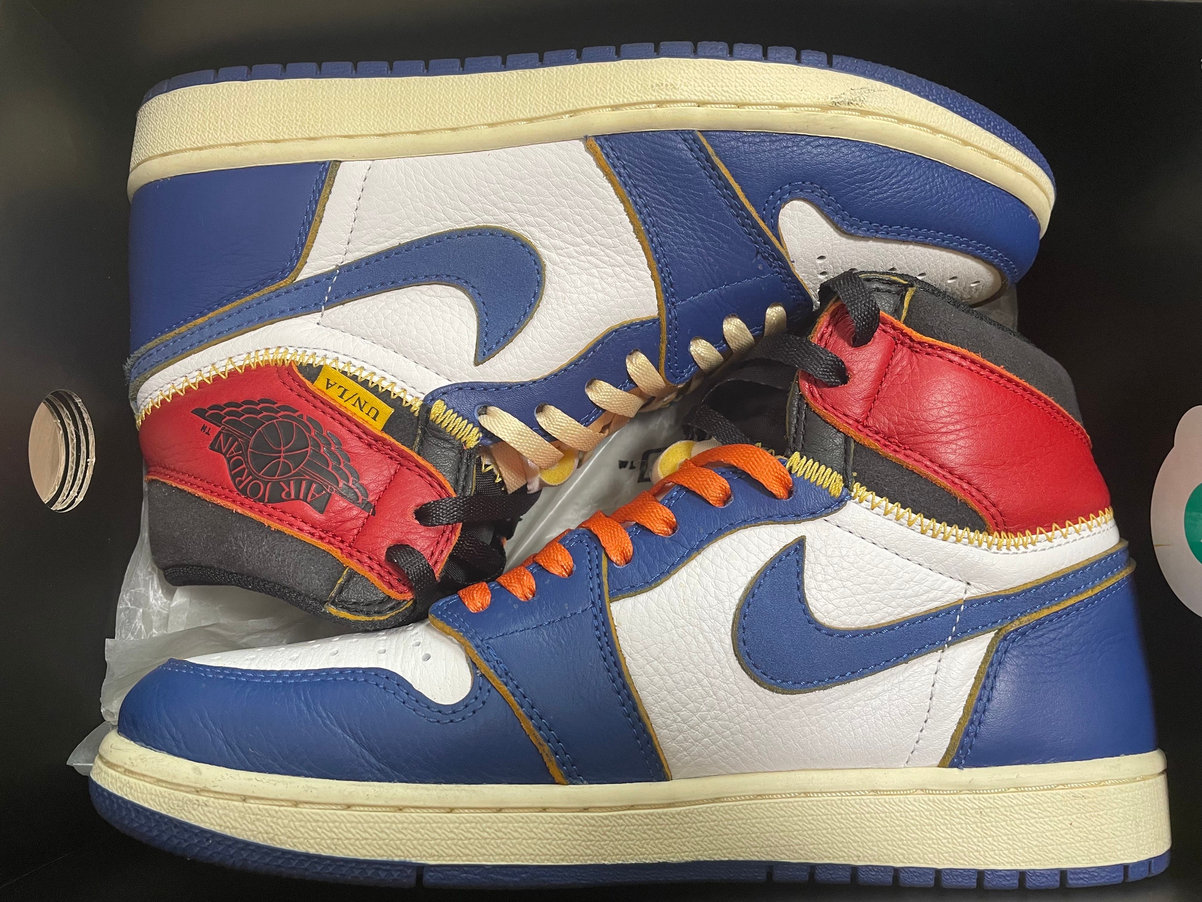 Union × Nike Air Jordan 1 Retro High OG NRG "Storm Blue/Varsity Red"