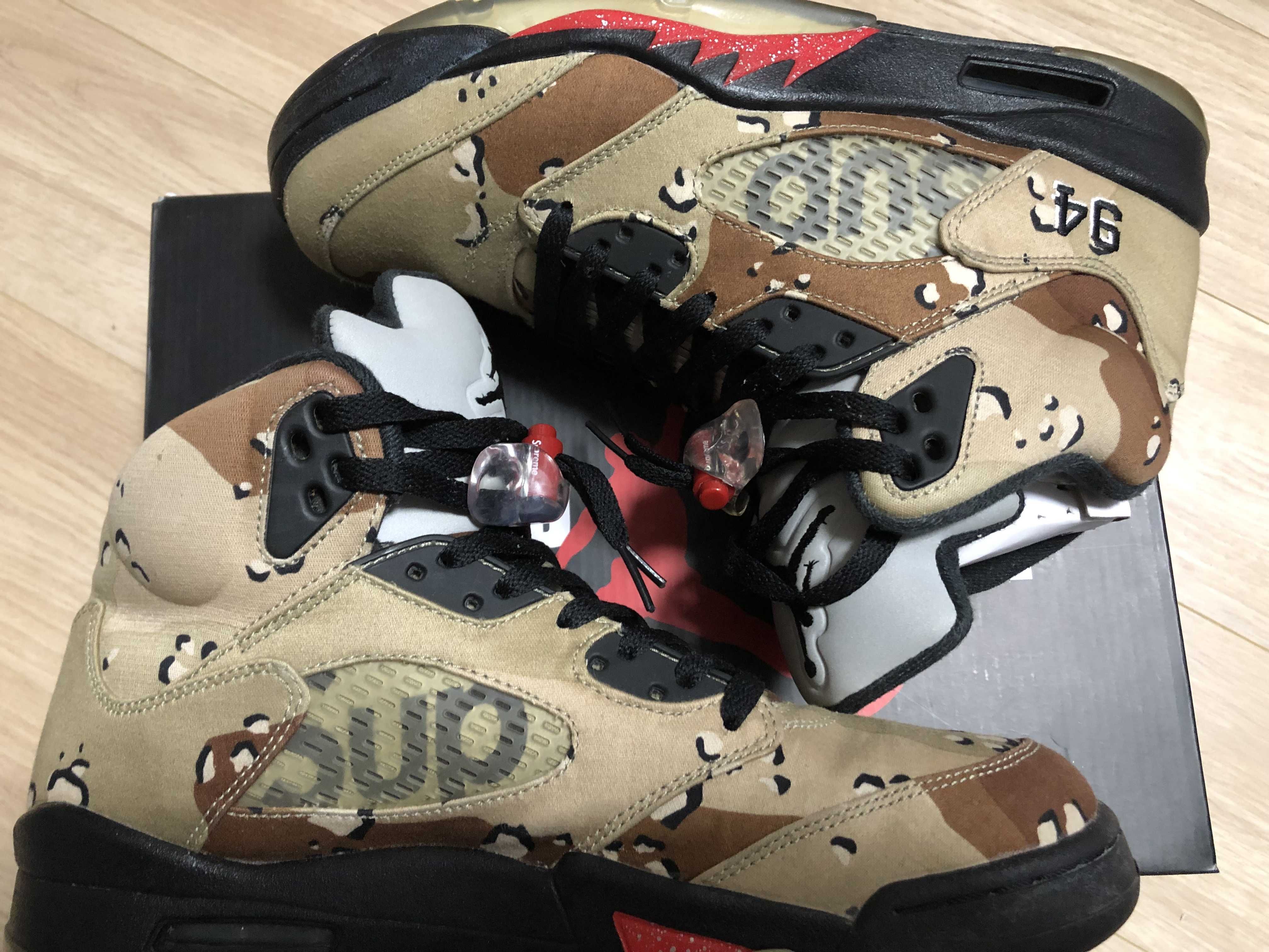 Supreme × Nike Air Jordan 5 Retro "Desert Camo"