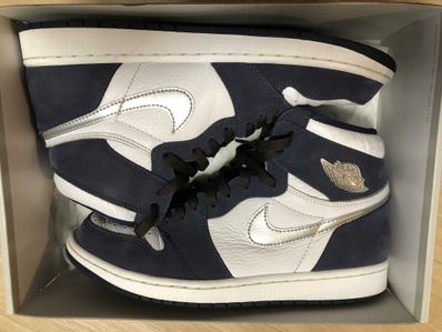 Nike Air Jordan 1 High OG CO.JP "White/Midnight Navy" (2020)(ブリーフケースなし)