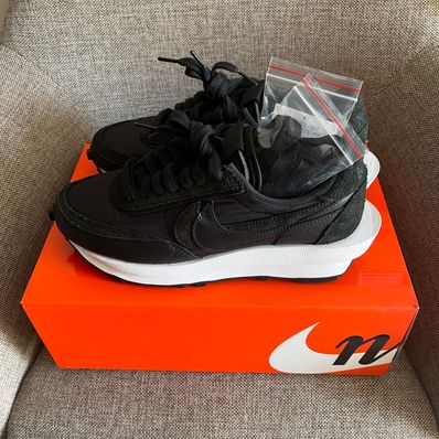 sacai × Nike LDV Waffle "Triple Black"