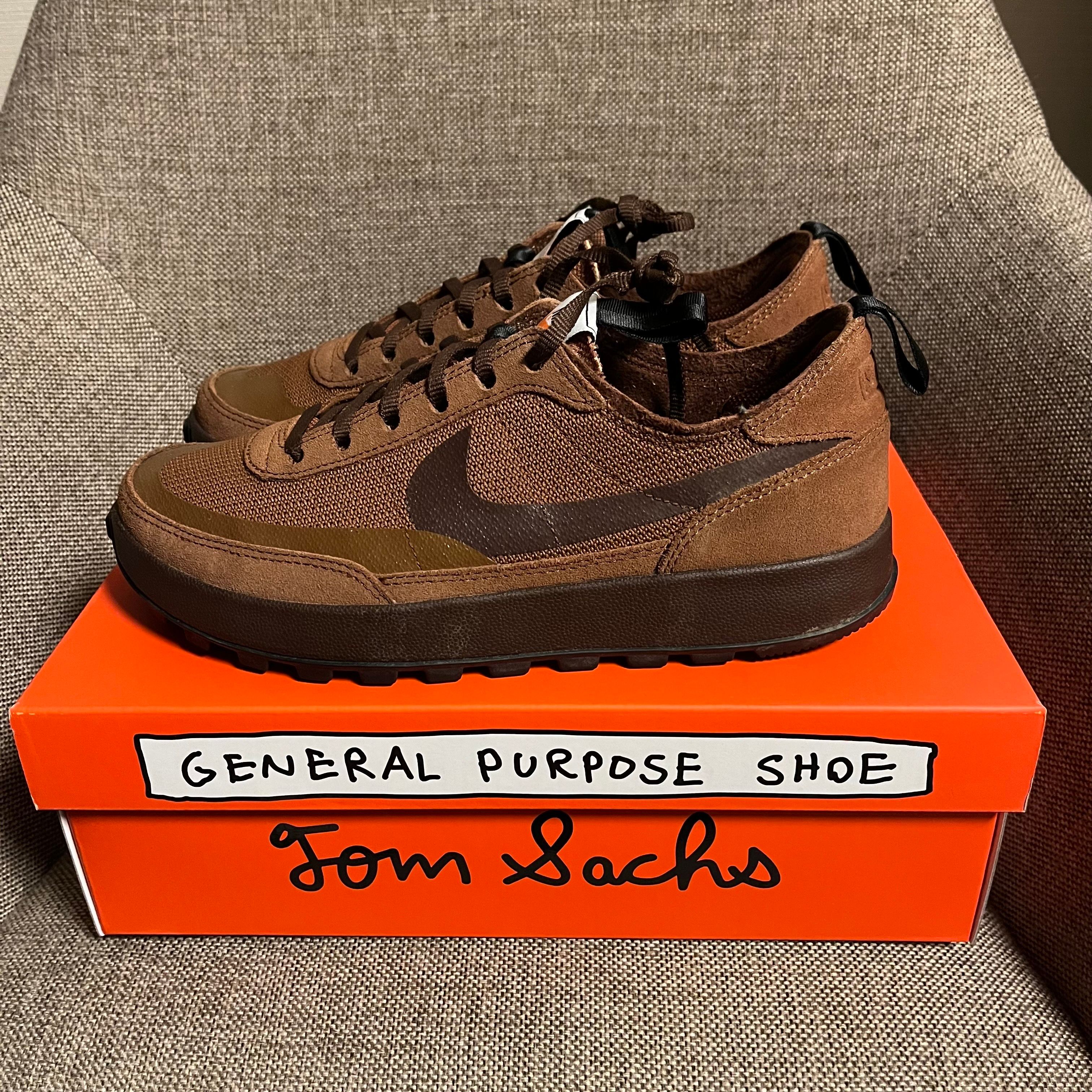 Tom Sachs × NikeCraft Women's General Purpose Shoe "Brown"