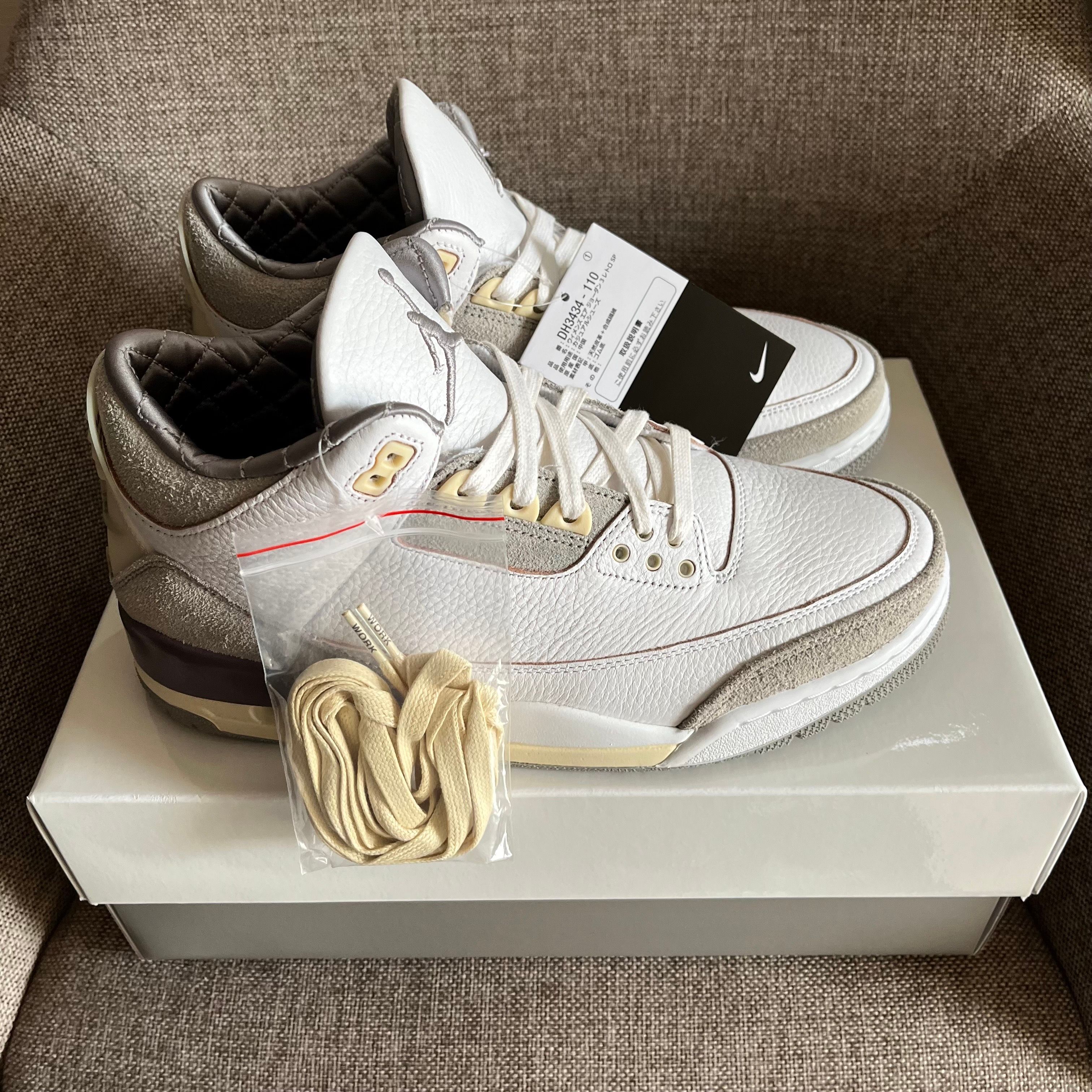 A Ma Maniere × Nike Women's Air Jordan 3 Retro SP "White/Medium Grey Violet Ore"