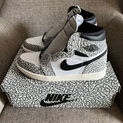 Nike Air Jordan 1 High OG "White Cement/Safari"