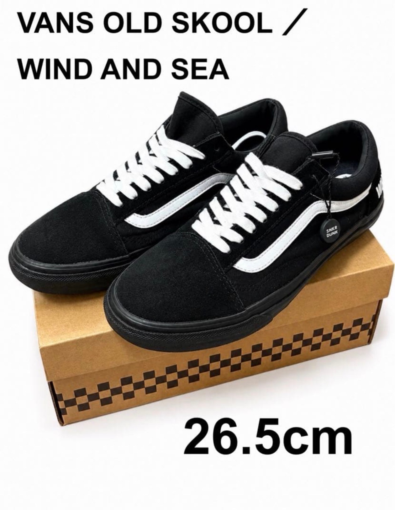 WIND AND SEA × VANS Old Skool "Black"