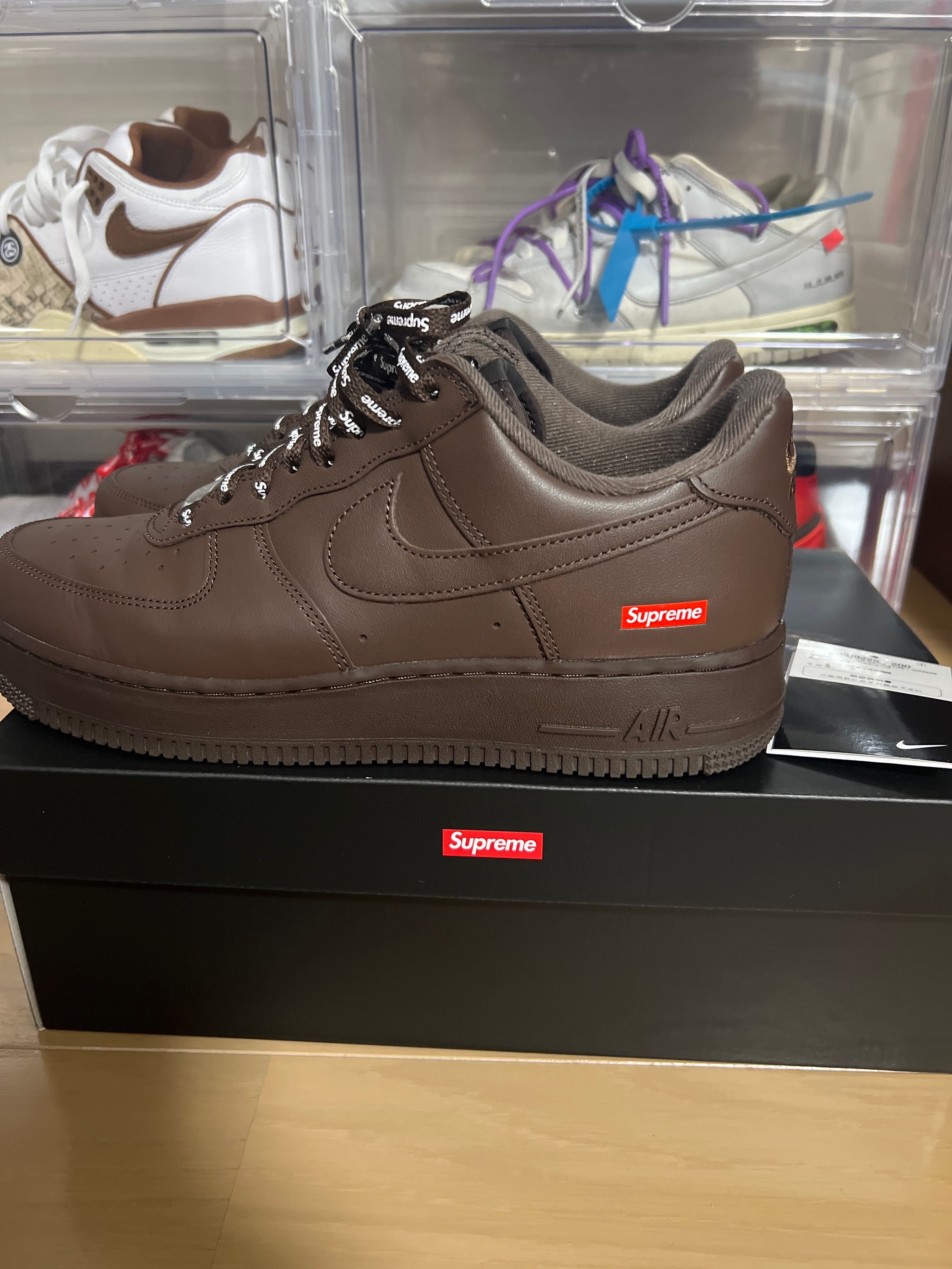 Supreme × Nike Air Force 1 Low "Baroque Brown"
