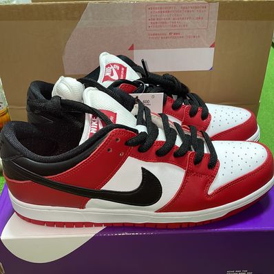 Nike SB Dunk Low Pro "J-Pack Chicago/Varsity Red and White"