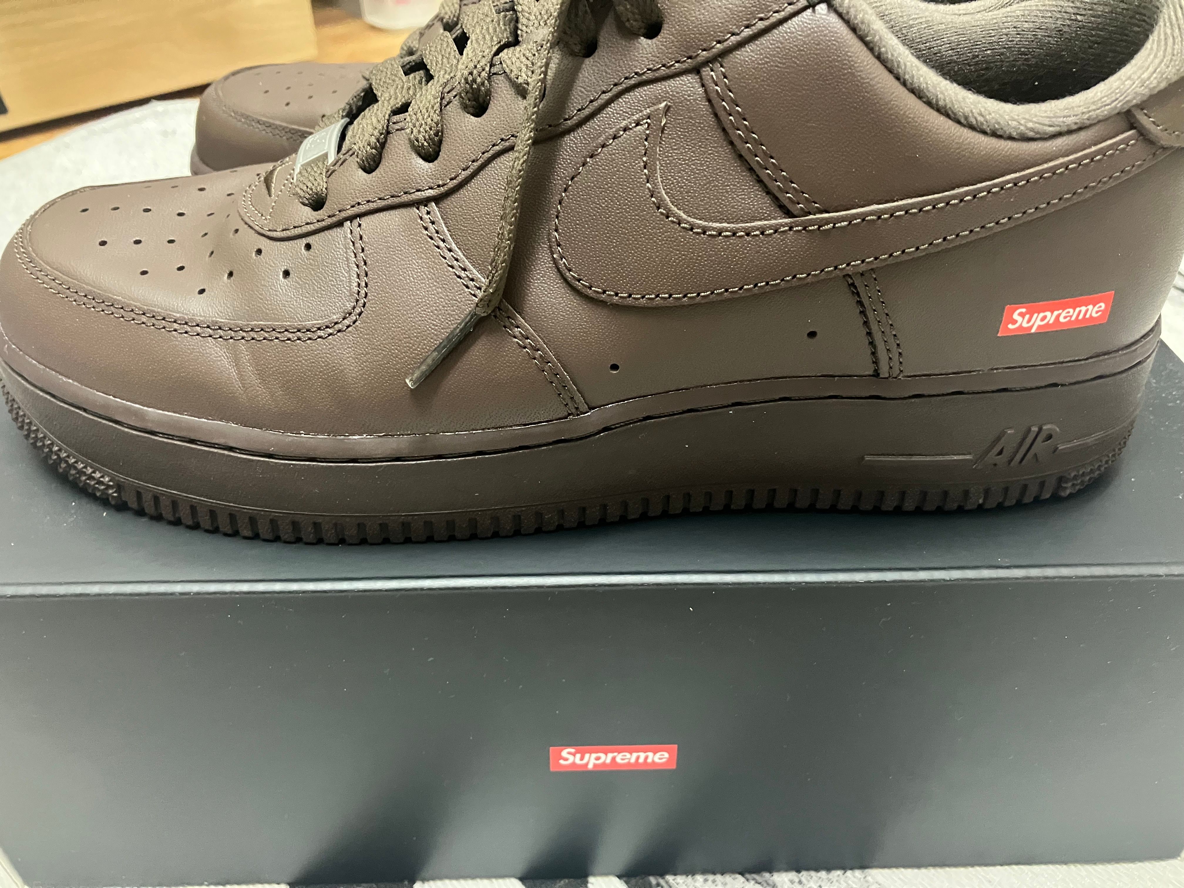 Supreme × Nike Air Force 1 Low "Baroque Brown"
