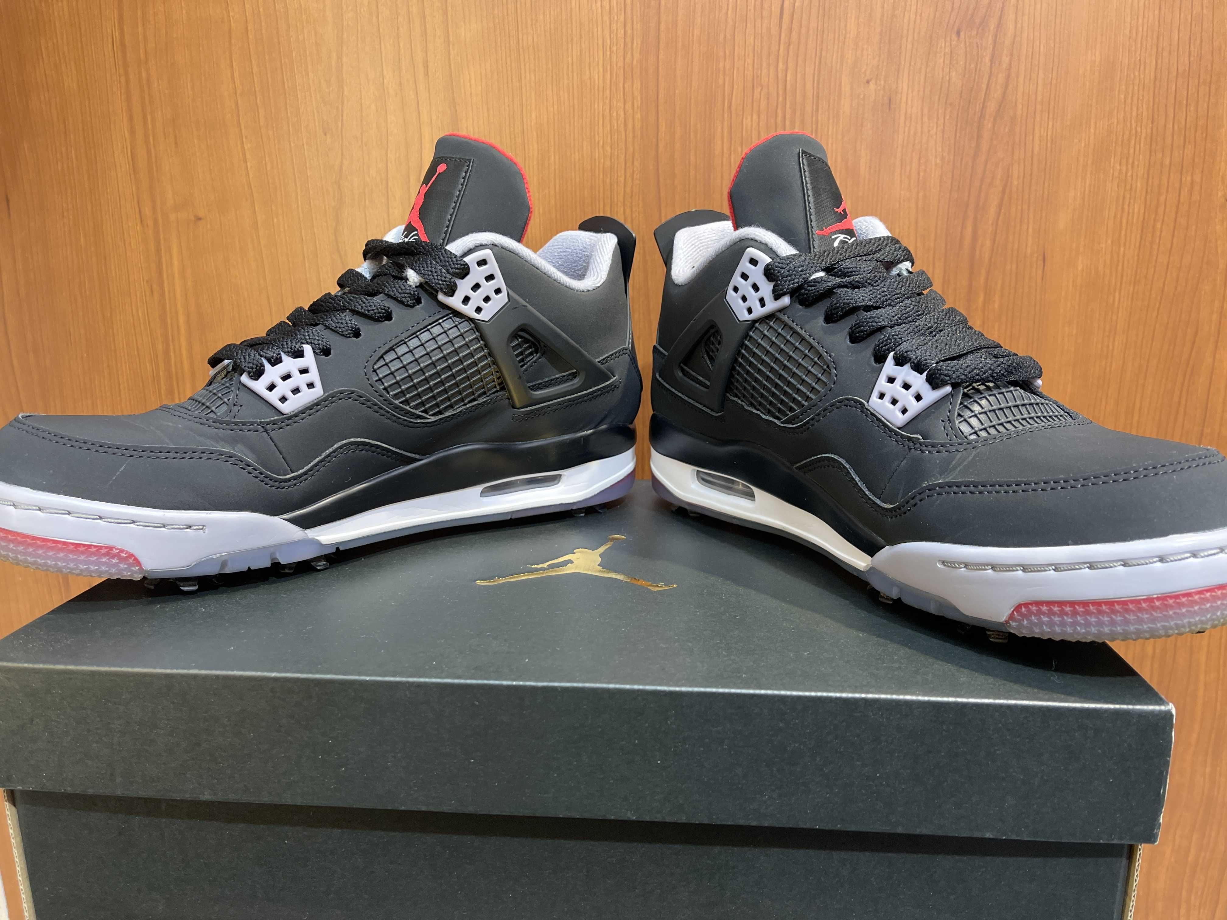 Nike Air Jordan 4 Golf "Bred"
