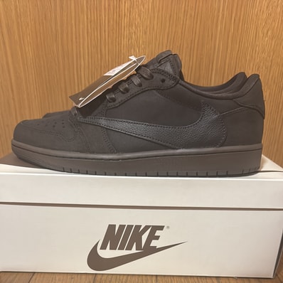 Travis Scott × Nike Air Jordan 1 Low OG SP "Velvet Brown and Dark Mocha"