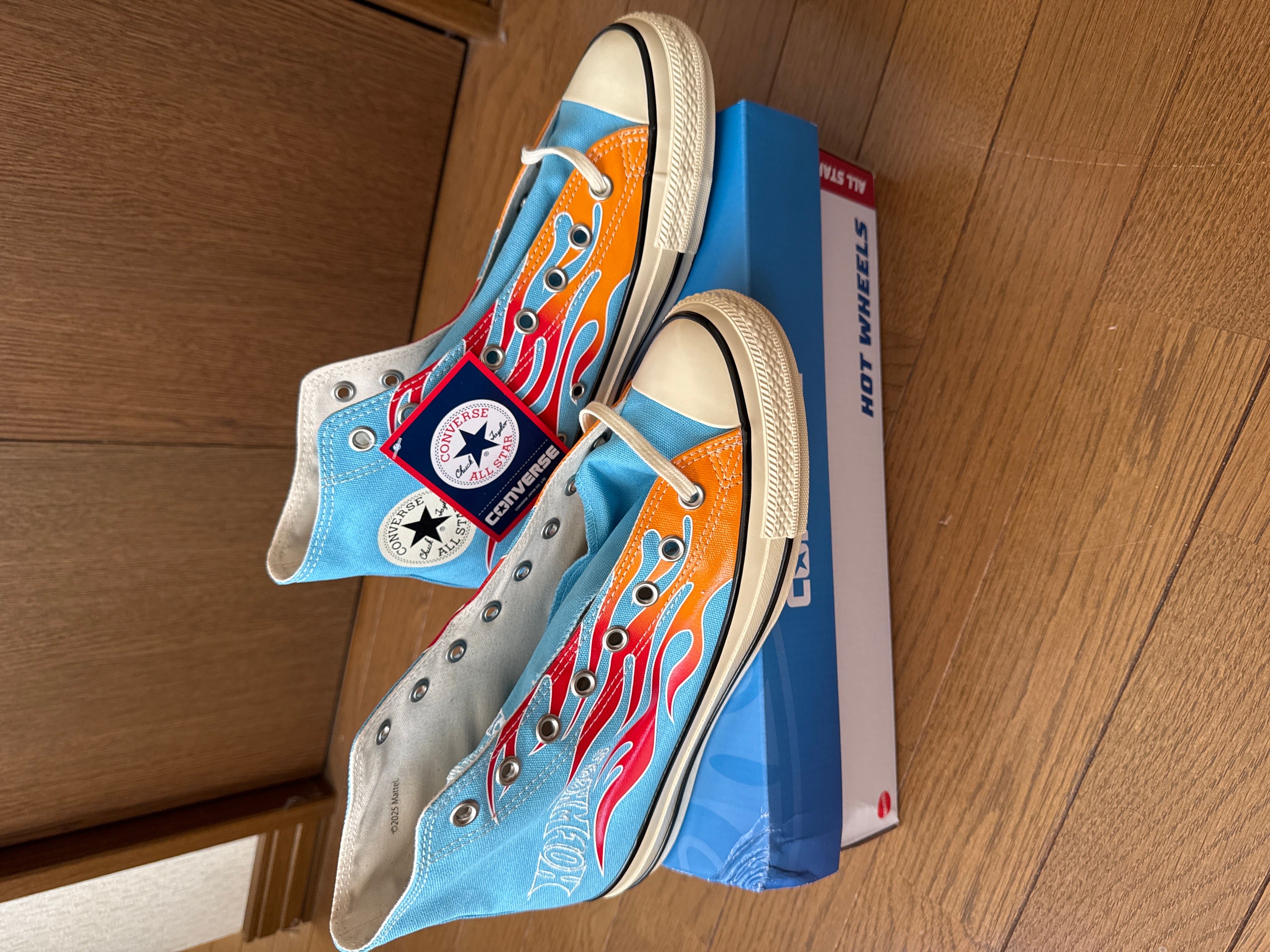Hot Wheels × Converse All Star Aged FL Hi "Sky Blue"