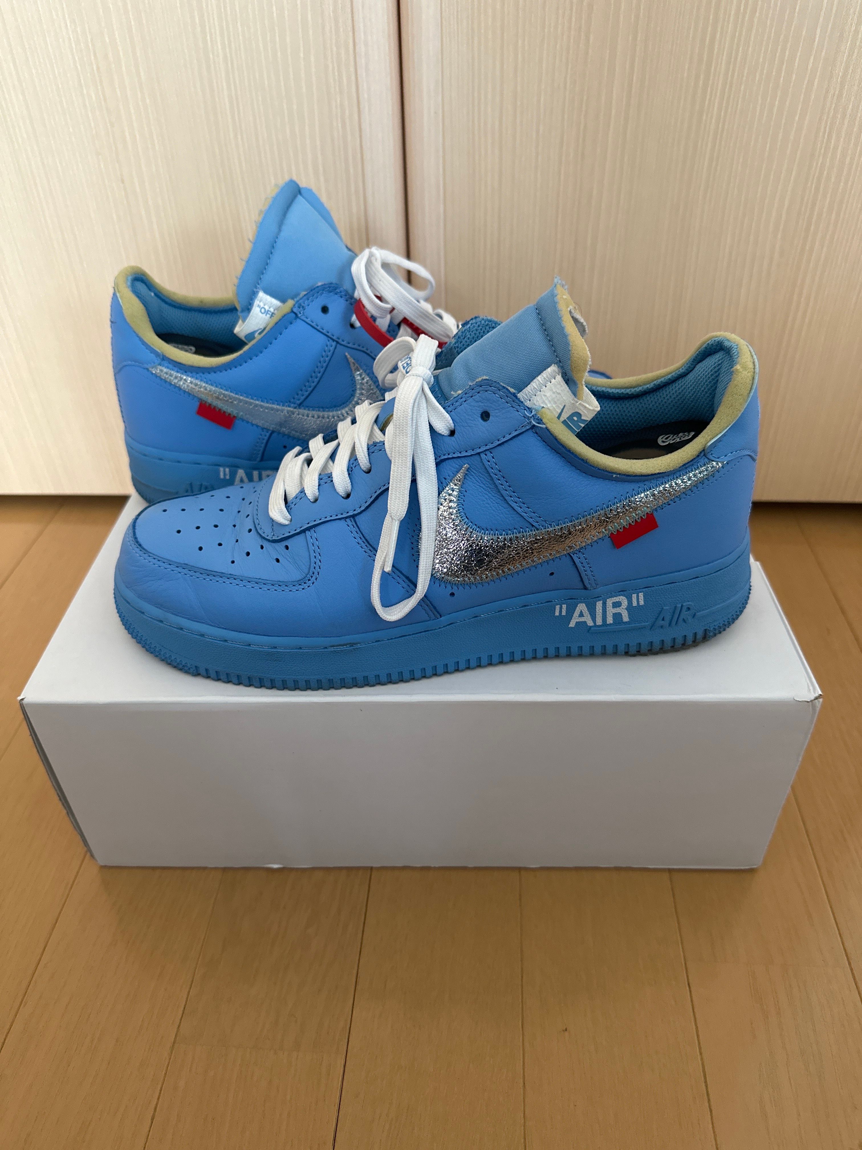 Off-White × Nike Air Force 1 Low "MCA University Blue"