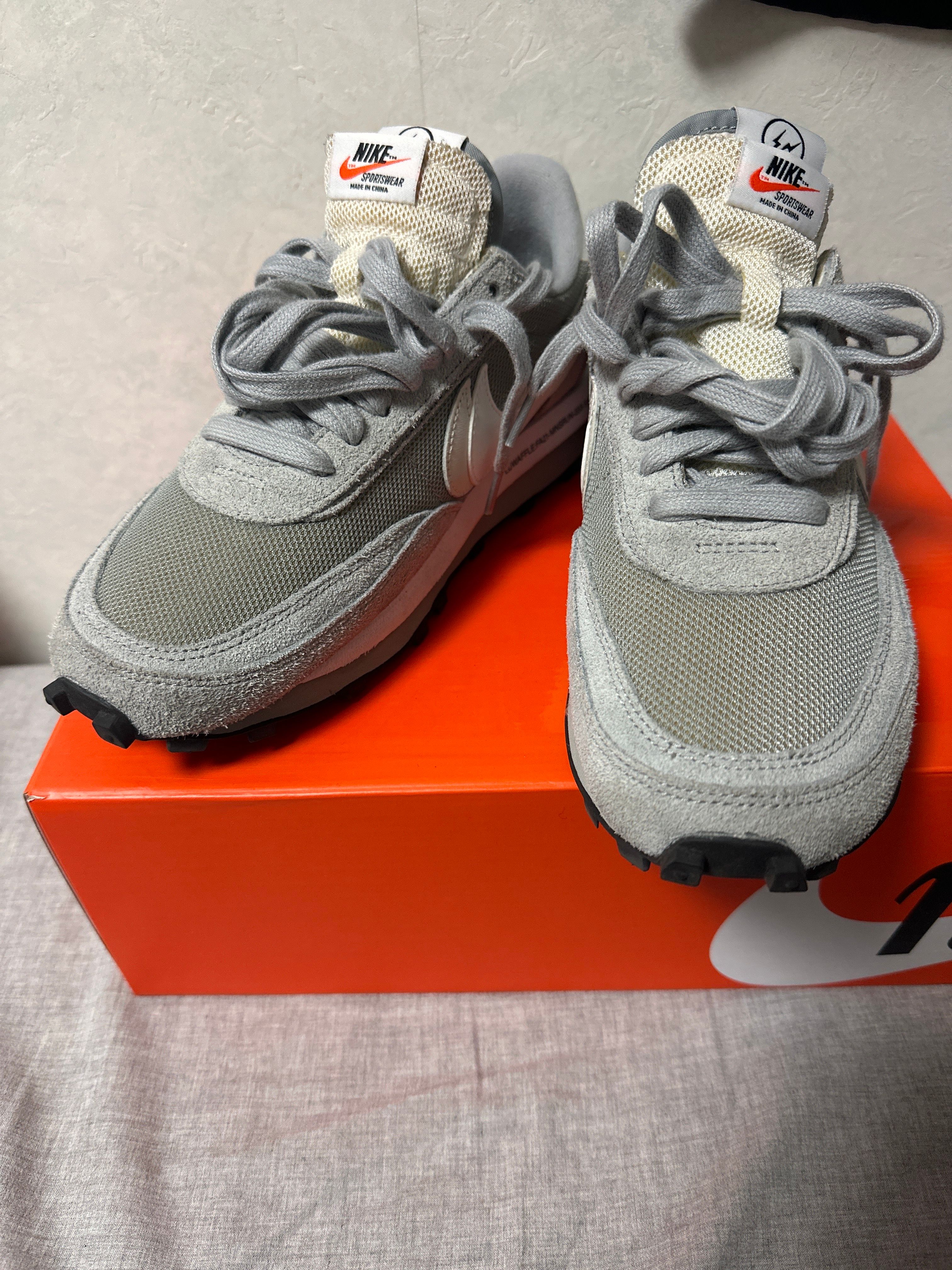 Fragment × sacai × Nike LD Waffle "Light Smoke Grey"