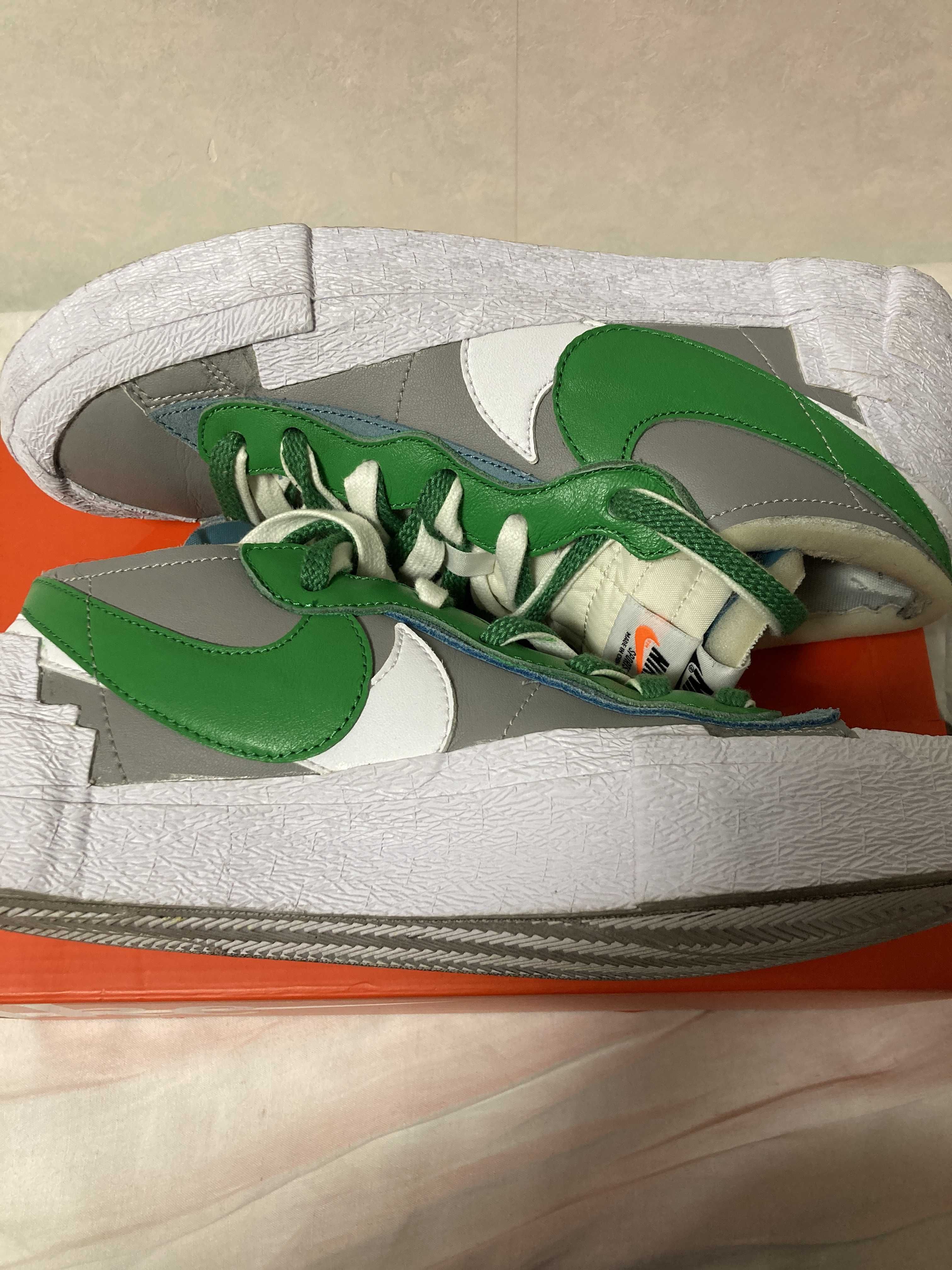 sacai × Nike Blazer Low "Classic Green"