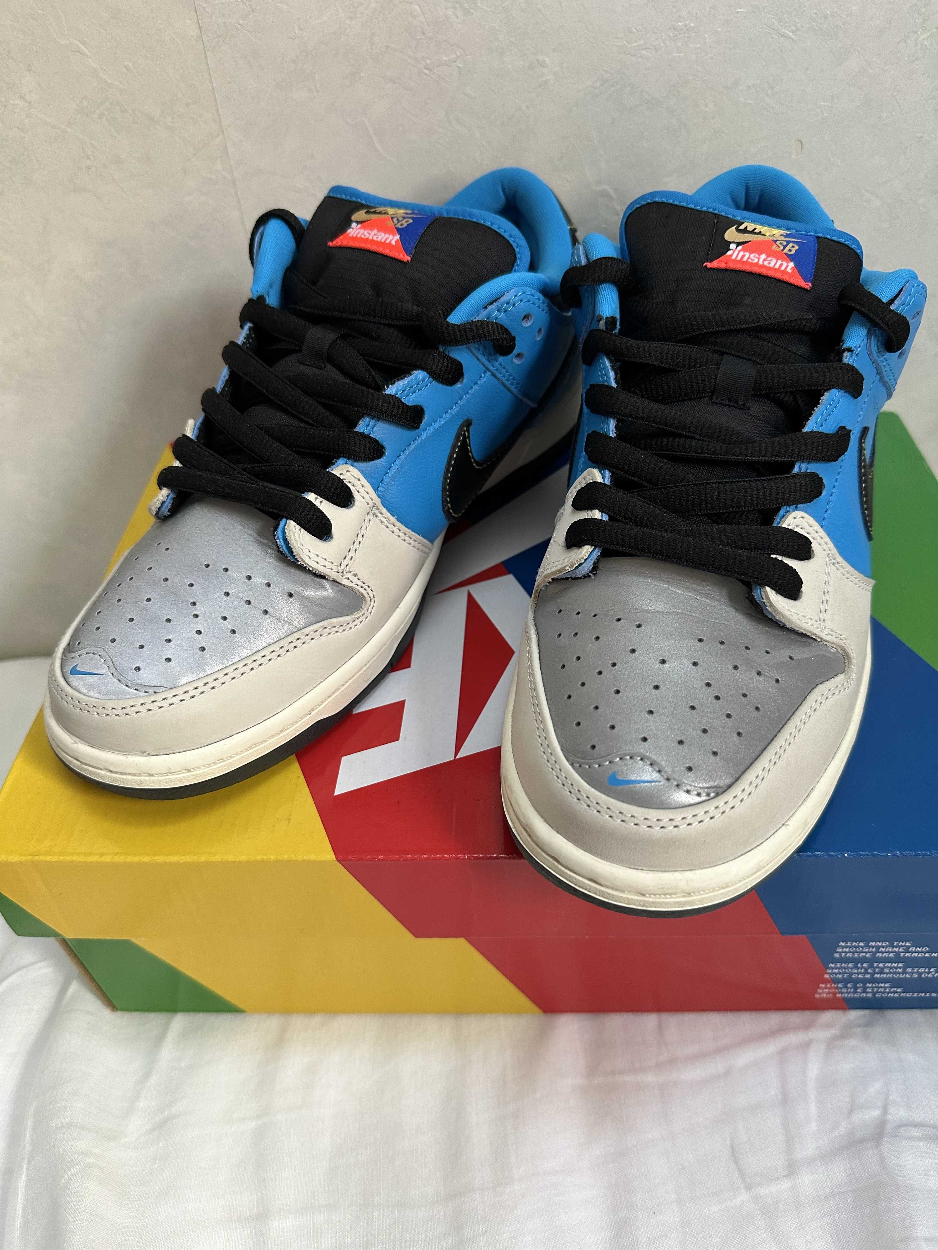 Instant Skateboards × Nike SB Dunk Low "Blue Hero"
