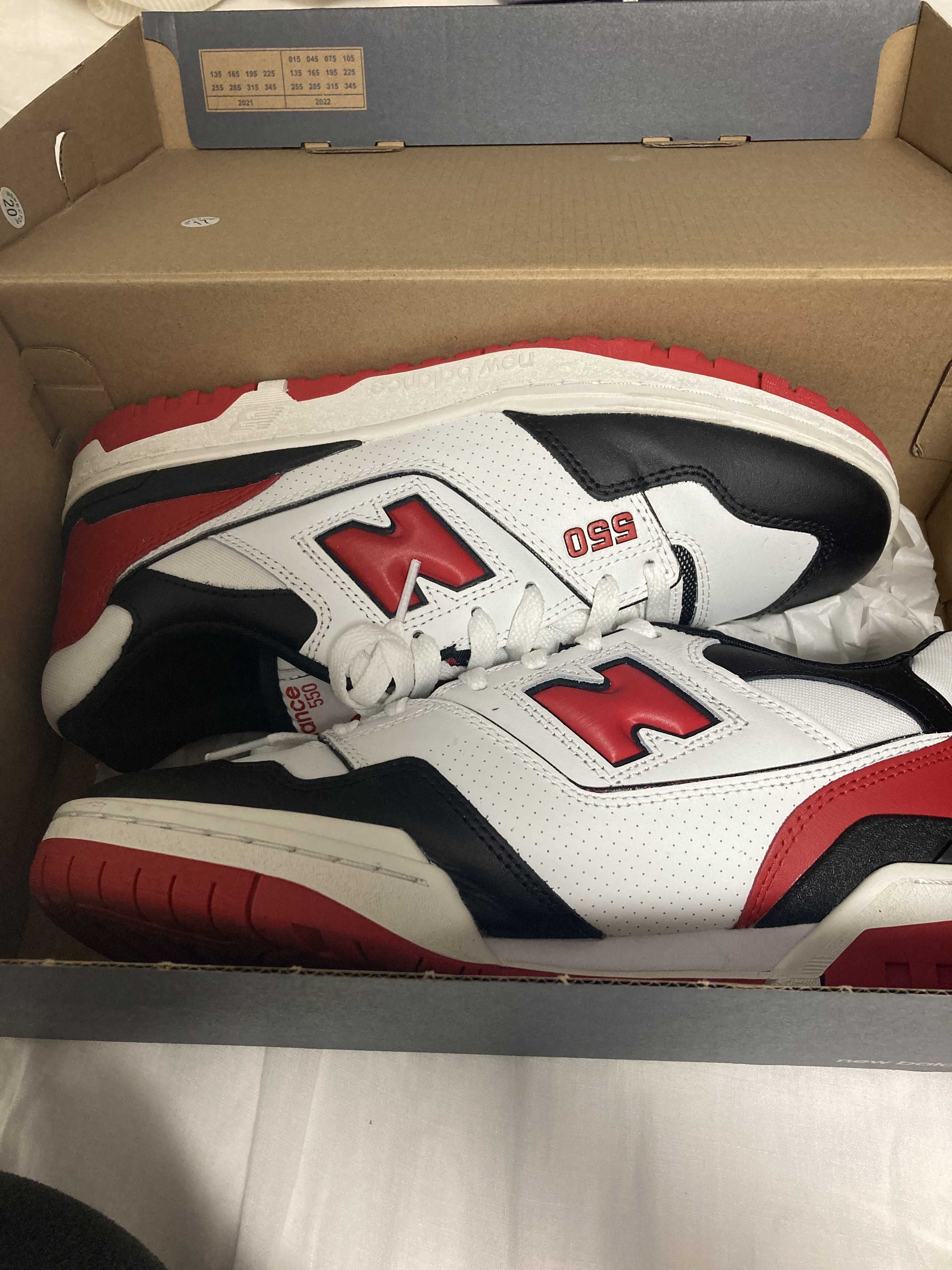 New Balance 550 "White/Red"