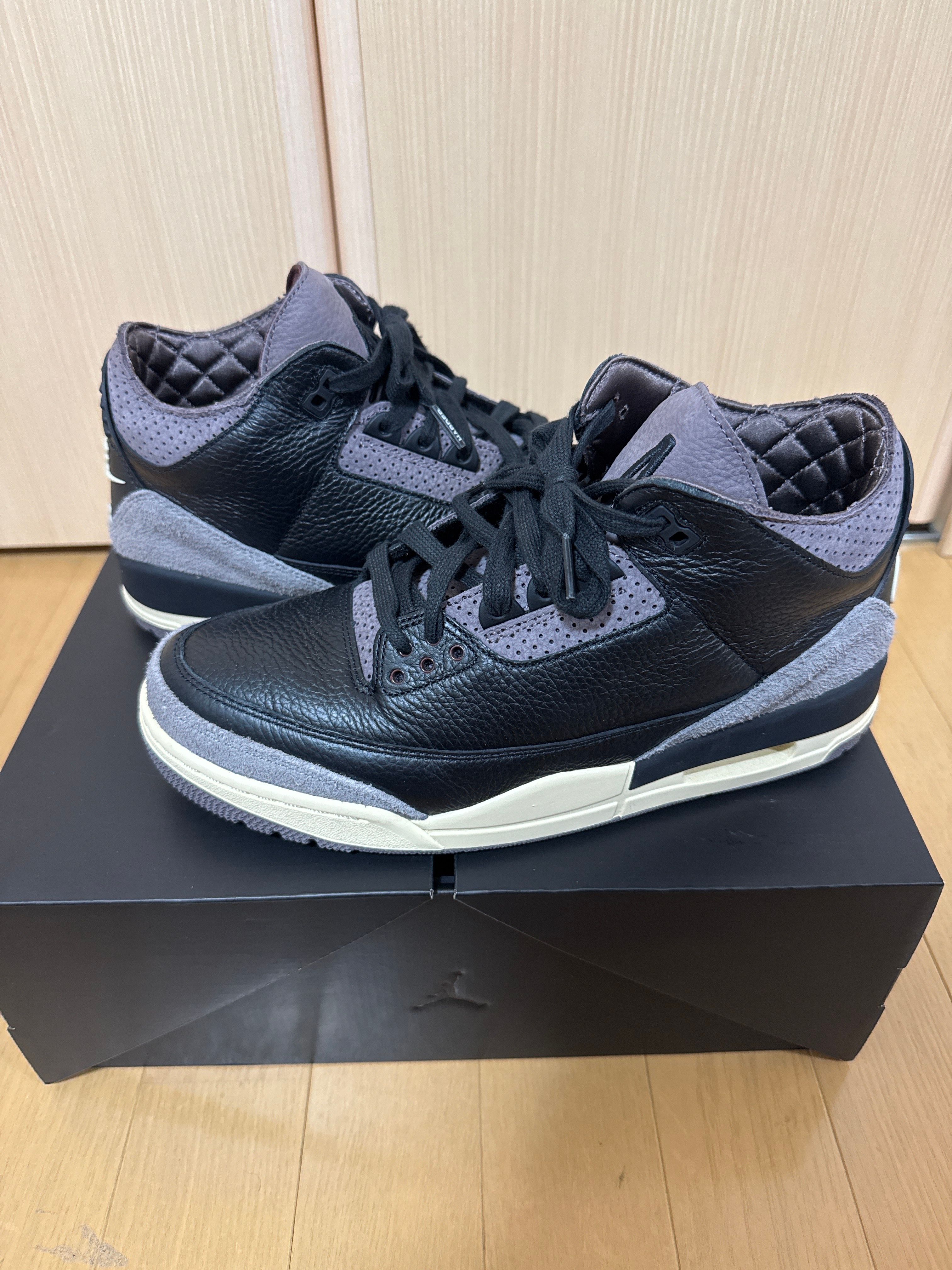 A Ma Maniere × Nike Women's Air Jordan 3 Retro OG SP "Black and Flat Pewter/WYWS"