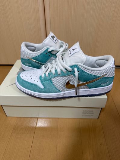 APRIL SKATEBOARDS × Nike SB Dunk Low Pro QS "White and Multi-Color"