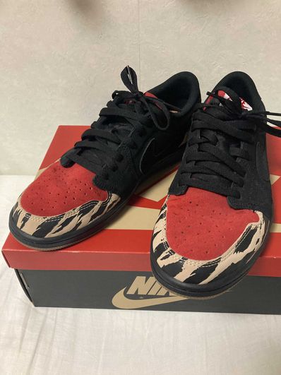 Sole Fly × Nike Air Jordan 1 Low "Black and Sport Red"
