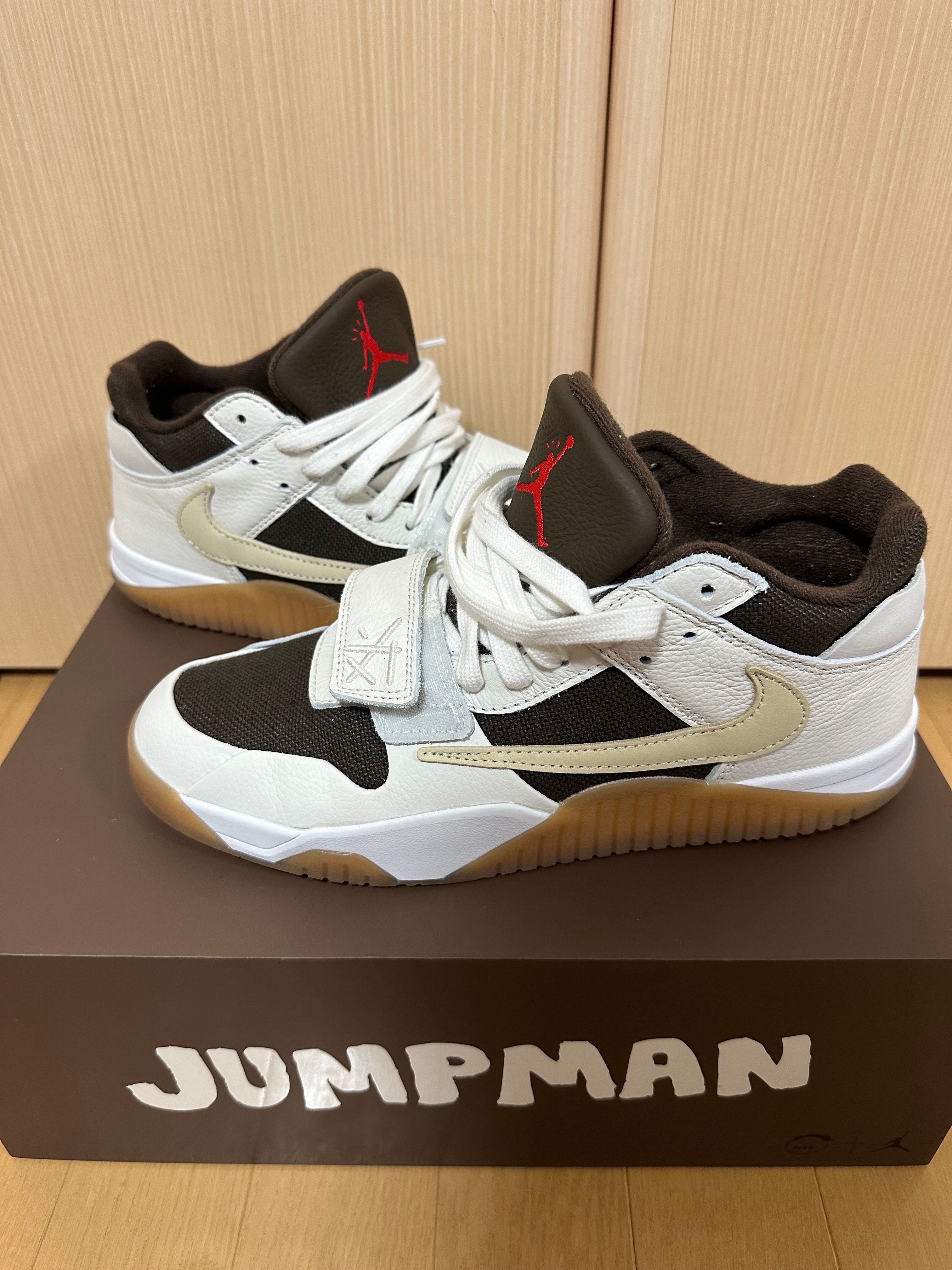 Travis Scott × Nike Jordan Jumpman Jack TR "Sail and Dark Mocha"