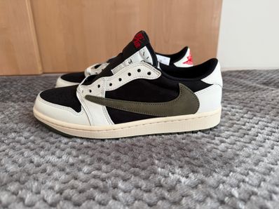 Travis Scott × Nike Women's Air Jordan 1 Low OG "Medium Olive"