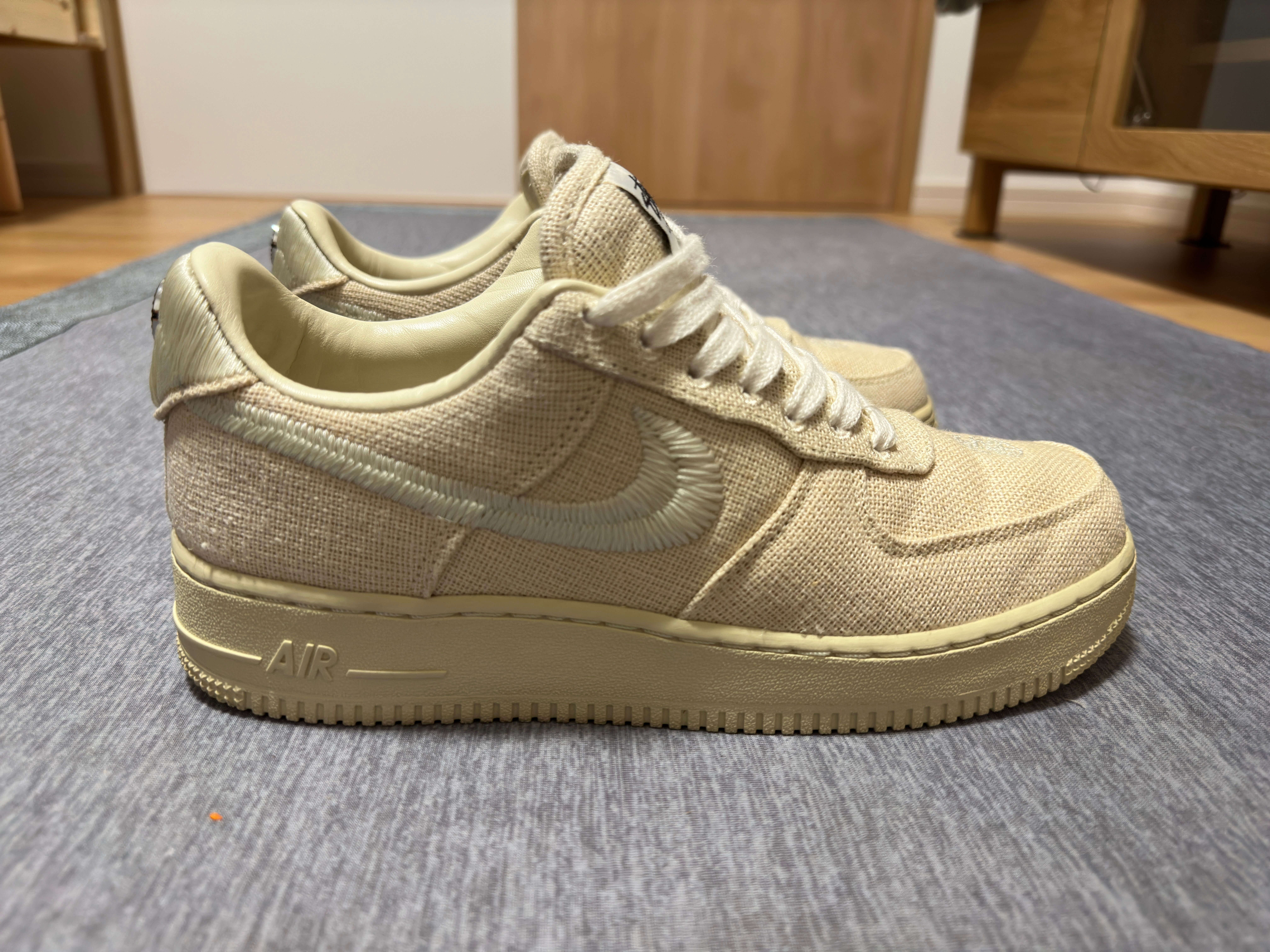Stussy × Nike Air Force 1 Low "Fossil Stone"