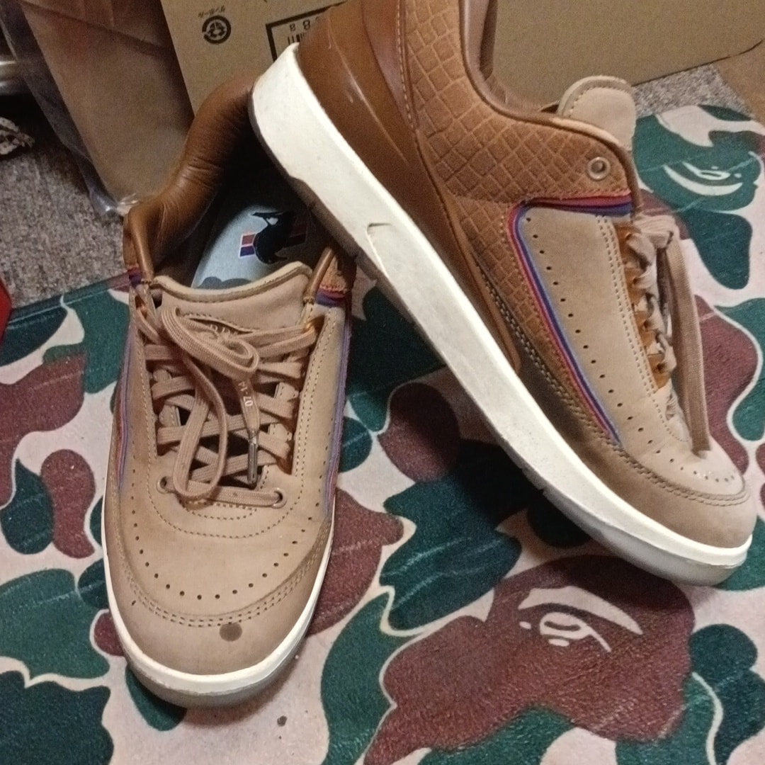 Two 18 × Nike Air Jordan 2 Low "Tan"