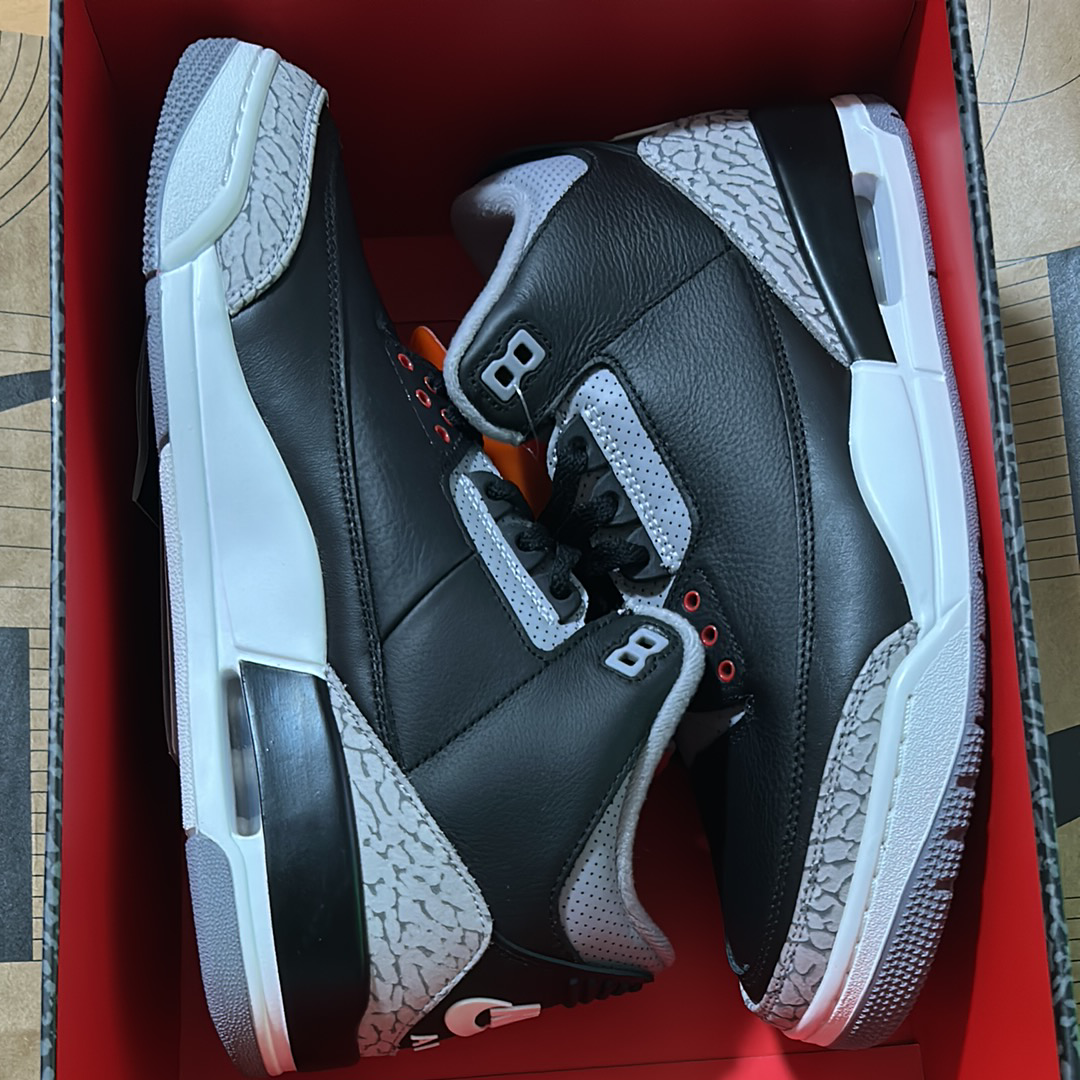 Nike Air Jordan 3 Retro "Black Cement" (2024)
