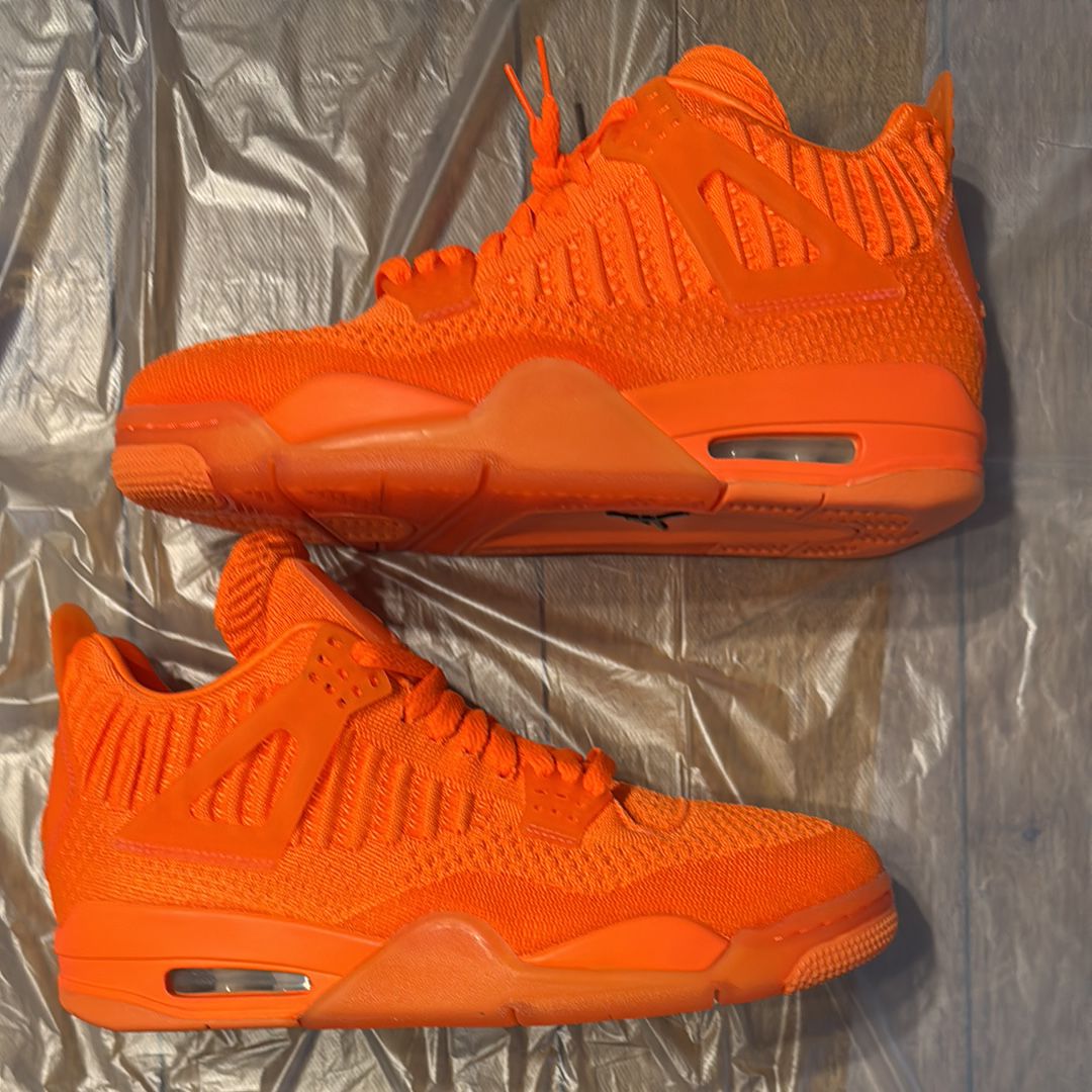 NIKE AIR JORDAN 4 RETRO "FLYKNIT ORANGE"