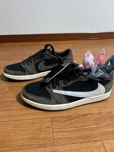 Travis Scott × Nike Air Jordan 1 Low OG SP-T "Black/Dark Mocha"