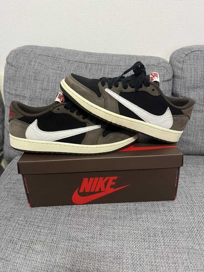 Travis Scott × Nike Air Jordan 1 Low OG SP-T "Black/Dark Mocha"