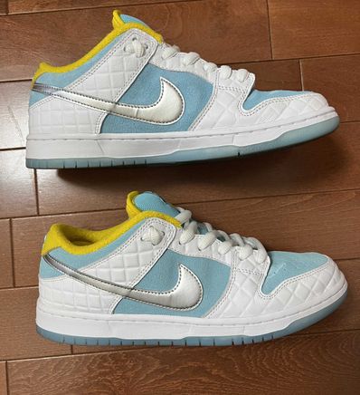 FTC × Nike SB Dunk Low "White/Blue"