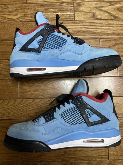 Travis Scott × Nike Air Jordan 4 Retro Cactus Jack "University Blue"