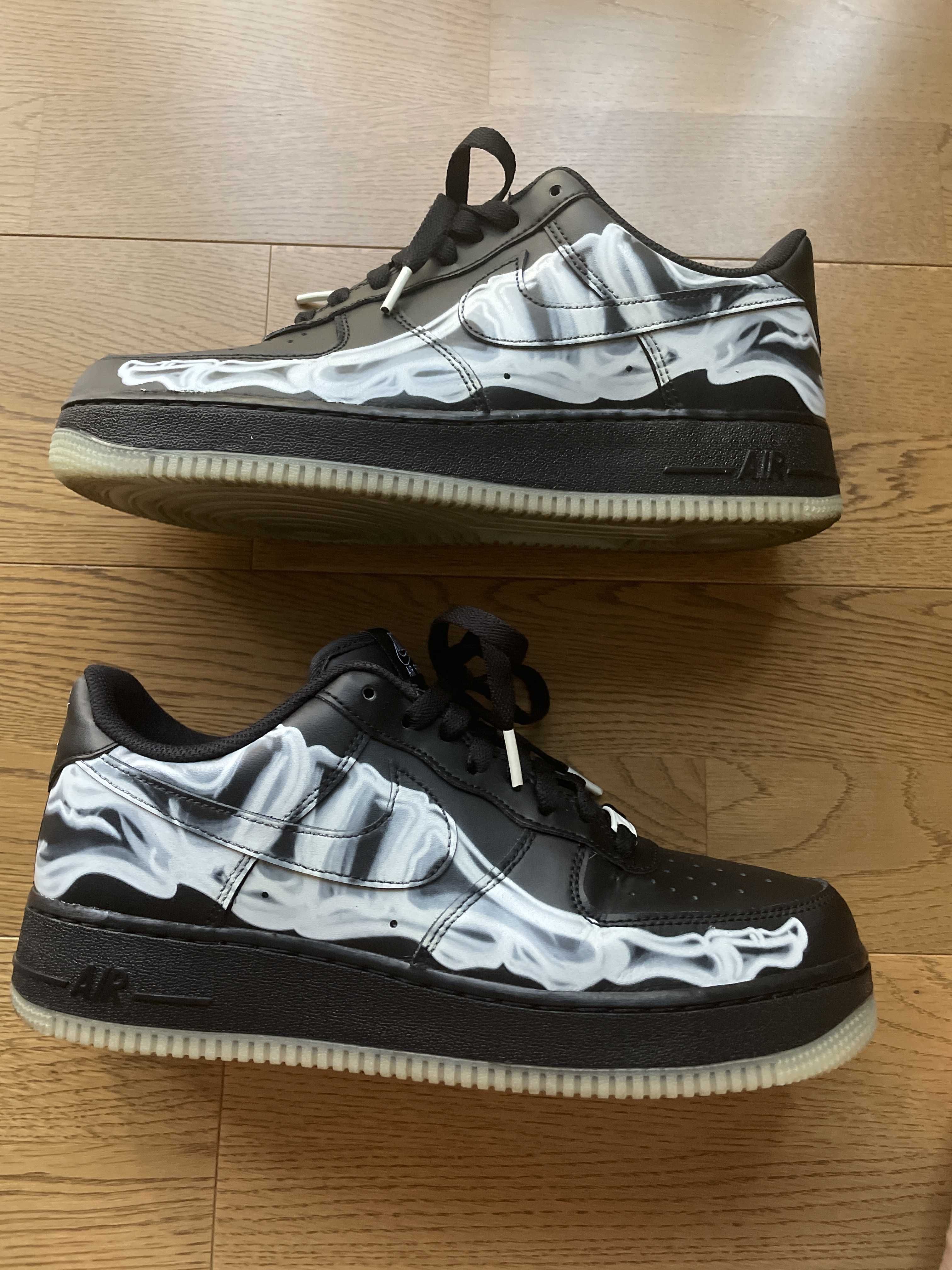 Nike Air Force 1 Low "Black Skeleton"