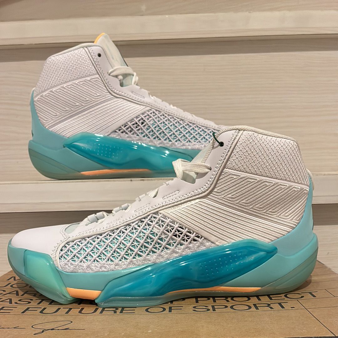 Guo Ailun × Nike Air Jordan 38 "White/Clear Jade"