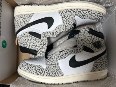 Nike Air Jordan 1 High OG "White Cement/Safari"
