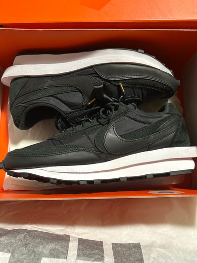 sacai × Nike LDV Waffle "Triple Black"