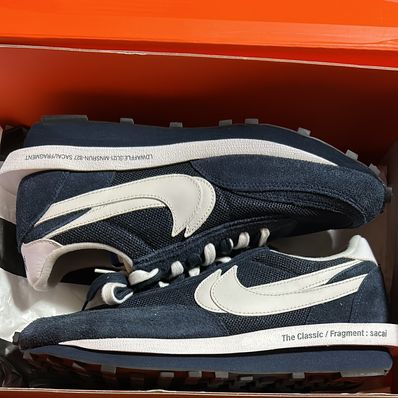 Fragment × sacai × Nike LD Waffle "Blackended Blue"