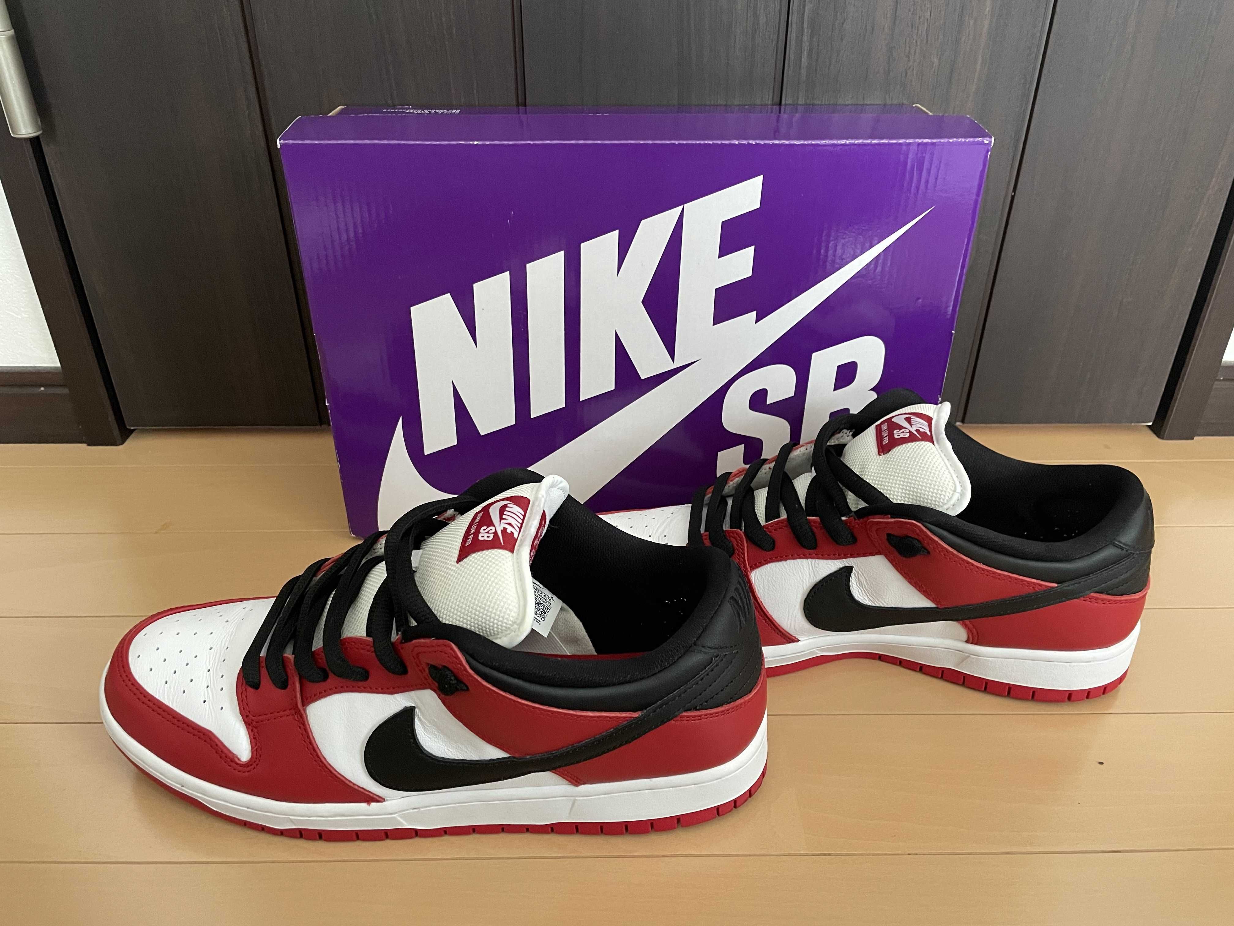 Nike SB Dunk Low Pro "J-Pack Chicago/Varsity Red and White"