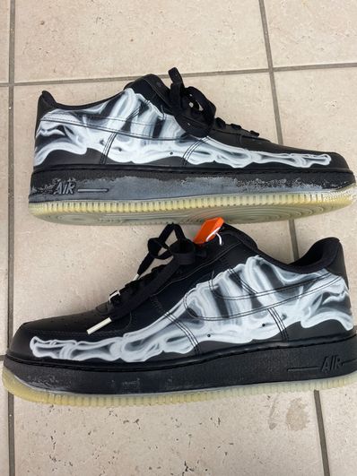Nike Air Force 1 Low "Black Skeleton"
